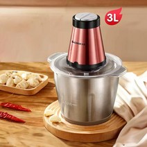 업소용 핸드블랜더 멀티다지기 업소용믹서기 대용량믹서기 다지기 블렌더믹서기 마늘다지기 대용량, 2.2L 스테인레스+칼날2세트+교반기