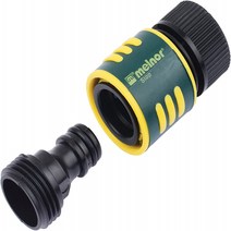 Green 2 pc Product End Starter Set Melnor Quick Connect 2-Piece Garden Hose Kit null, 1