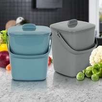 씽크대 음식물쓰레기통2L 원룸 미니 가정용 가정용음식물쓰레기통 수거통 싱크대음식물쓰레기통 음식물