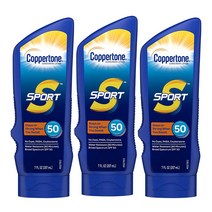 [미국직구] 코퍼톤 스포츠 선크림 로션 멀티팩 SPF 50 3개입 621ml