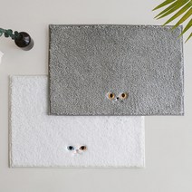 [바이빔]그루 자수 발매트[45x65], 그레이