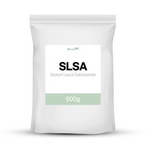 SLSA 미국산 소듐라우릴설포아세테이트 천연 계면활성제, 500g