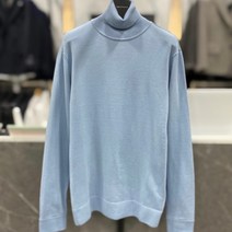 리버클래시 22F/W 라이트블루 기본핏 터틀넥 니트 (LIW51990)