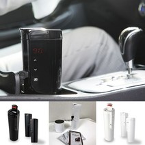 EURo 차량용 자동차 12v 시거잭 카포트 커피 전기 포트 자동차용 온수기, 블랙