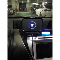 갤럭시 S22 Ultra 울트라 플러스 Plus 폴더블폰 아이폰 SE3 무선 충전 차량용 핸드폰 거치대, 블랙+시거잭USB충전기고급퀄컴칩3.0