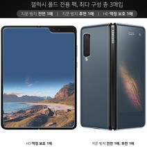 갤럭시폴드 전용 TPU 지문방지 필름 최다구성 3매입