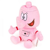 [wowchoice} 로보트 태권V 깡통로봇 철이 봉제인형 핑크(25cm) sym##