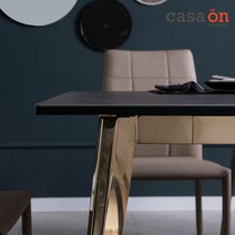 웨스턴 다크그레이 세라믹 4인용 식탁(의자 미포함), 색상:다크그레이