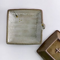 시둥마켓 +[시둥마켓]+_ 밥국그릇 공기그릇 네모접시 공기대접 칸칸그릇 도자기접시 국대접, 모리민들레 사각 손접시 대 메인접시 한식접시 혼수용그릇