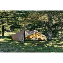 그라비티캠프 원터치 캠핑 텐트, 화이트 실버 에디션, 빅스타