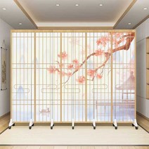 일본 병풍 바람막이 실내 공간분리 일식집 식당 동양화, 06.그레이(6방풍 )