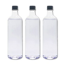 [유페트] 1000ml 일자페트 28파이 54개입 뚜껑선택, 검정캡