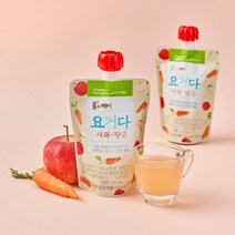 풀무원 디자인밀 요거다 사과당근주스 100ml x 40팩, 단품