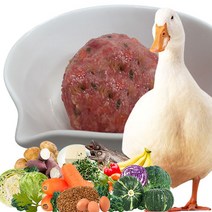 펫바프 펫푸드 강아지생식 바프식 오리 70% 야채퓨레 15종 30% 혼합제품 500g*12 수제 자연식 오리생식 화식