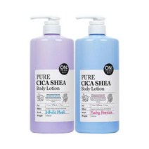 온더바디 퓨어시카 바디로션 1000ml x2개/화이트머스크/베이비파우더