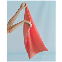 페이스 타월 - 2P - 포멜로 어닝 스트라이프