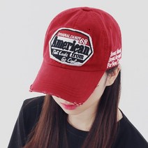 라핑 아메리칸 워싱 볼캡 빈티지 와펜 야구모자