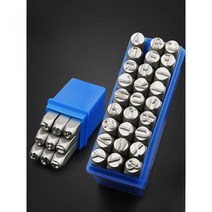 금속 활자 숫자 알파벳 각관 도장 명판 타각기 스틸, 10mm 고장력강 문자코드(글자 A-Z+기호)