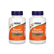 나우푸드 슈퍼 엔자임 효소 Super Enzymes 펩신 파파인 90타블렛 나우푸땡 약들약 고약사, 90정, 2개