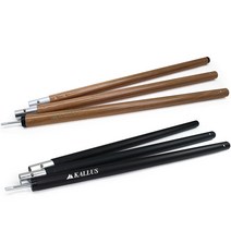 KALLUS 알루미늄 단단한 타프폴대 33파이 280cm, 오크, 1개