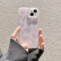 [용꼬리용용] 감성 튤립 휴대폰 케이스