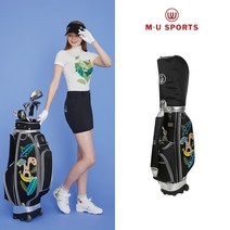 엠유스포츠 [본사]여성 나뭇잎 캐디백 MU21A3AB109, FFF