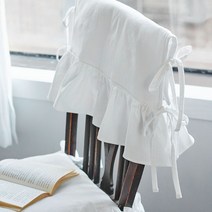 화이트워싱 식탁등받이커버