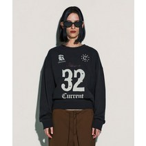[국내 매장판] CURRENT 32 FOOTBALL SWEATSHIRT [CHARCOAL] 255848