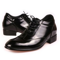 해피슈즈 96-LS-10 남성 키높이구두 7센치 소가죽 정장구두