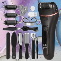 리프팅 피부 마사지기 관리기 전기 발 파일 굳은살 제거기 기계 페디큐어 장치 관리 뒤꿈치 하드 갈라진 각질 그라인더 케어 도구, 05=6pcswhite