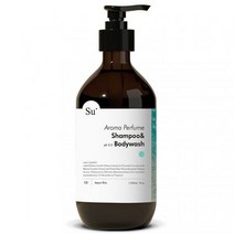 수오가닉 퍼퓸 샴푸 바디워시 아쿠아키스, 1050ml, 1개