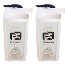 플렉스바디 헬스 물통 물병 쉐이크통 쉐이커 보틀 단백질 프로틴 700ml 2P, 화이트2P