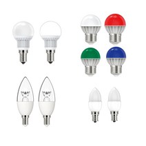 포커스 LED 소형전구 인찌구 촛대구 고추구 미니크립톤 2.5 4 4.5W 주광색 전구색, 1. 주광색(6500K), 6. 고추구 5개입 (E12)