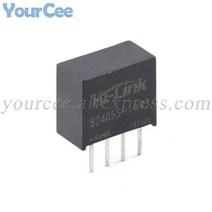 2PCS DC DC 절연 전원 모듈 1W B2405S B2412S B2424S 1WR3 24V ~ 5V 12V 24V DC-DC 컨버터 전압 변압기 모