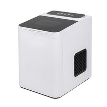 제빙기 카페제빙기 제빙기50Kg 가정용 휴대용 소형 전자동 스마트 터치 아이스 메이커 110V 220V 120W 1.5L, [01] White, [01] 미국, 01 White_01 미국