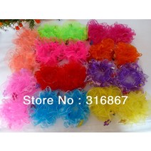 스크런치 곱창밴드레이스 헤어 스 크런치 포니 테일 스포츠 댄스 스쿨 20 가지 다양한 색상