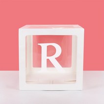 촬영박스10 개/몫 A-Z 웨딩 생일 파티 장식 베이비 샤워 풍선 아이 상자, 22 1pcs R Box