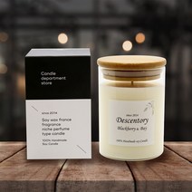 캔들백화점 니치 향수 타입 고급스러운 디센토리 소이 캔들, 잉글리쉬 페어&프리지아