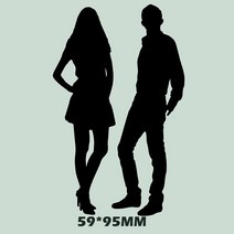 토퍼기계 레터링 커팅기 소년과 소녀 프로필 실루엣 diy scrapbooking에 대 한 금속 절단 다이 장식 공예, 01 picture 1