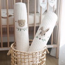 쿵스쿵스 몽글몽글 100수 아기바디필로우 유아 죽부인 롱쿠션 롱 애착 베개, 02_[100수]숲속의토끼