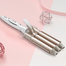 에어브러쉬 헤어 롤 빗 뽕빨 드라이기 에어 멀티 스타일러 뿌리 볼륨 브러쉬 뽕 고데기 Kemei 컬러 루퍼 3 헤드 크림퍼 주름 트리플 컬링 언 전문 스타일리스트 747EA 9, 02 with box