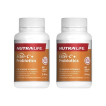 Nutra Life 에스터 C + 프로바이오틱 유산균 츄어블 Ester C + Probiotics Chewables 60정, 2개
