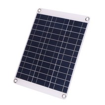 15W 태양 전지 패널 셀 태양 전지 다결정 듀얼 USB 5V 및 DC12-18V 태양 열 충전기 자동차 충전기 배터리, 한개옵션0