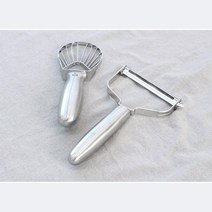 아보카토 요리 채칼 필러 양배추 채썰기 오이채칼 채써는칼 무채, 1개, 와이드 슬라이스 필러