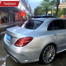 벤츠 c클래스 w205 2014-2020 지붕 스포일러 프라이머 트렁크 윙 악세사리, 도색되지 않은