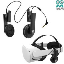 AMVR 오큘러스 퀘스트 2 스테레오 3D 헤드셋 이어폰 VR 악세사리