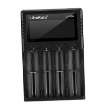 GHSHOP powertools 부품 교체 원통형 26650 21700 2070018650 USB 출력 충전식 배터리 충전기, 147 × 100 × 37mm, 검정, ABS 플라스틱