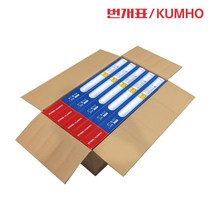 번개표 금호전기 LED 30W-D 주광색 일자등 등기구 형광등 20입 1박스, 1개
