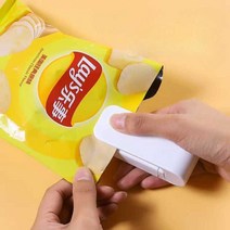 소형 실링 기계 건전지 무선 핸드실링기 비닐접착, 상세 페이지 참고, 화이트