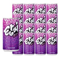 가성비 좋은 음료수 탑씨 포도맛 190ml X 30캔 과일탄산음료 1박스